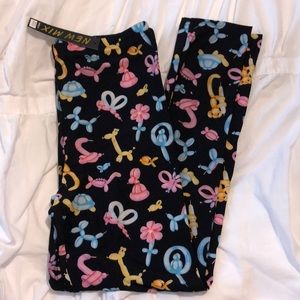 🛍 Balloon animal leggings, plus size, black